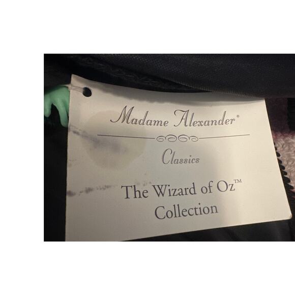 NEW 1999 Collectible Madame Alexander Wicked Witch West Wizard Oz Doll Elphaba - Picture 9 of 11